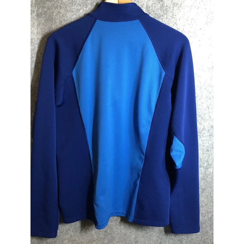 The North Face Shirt Large Blue 1/4 Zip Pullover Performance Stretch Activewear